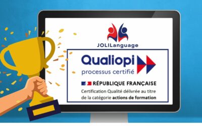 Jolilanguage est certifié Qualiopi !