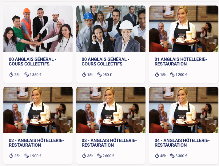 Nouveauté – Catalogue Formations CPF